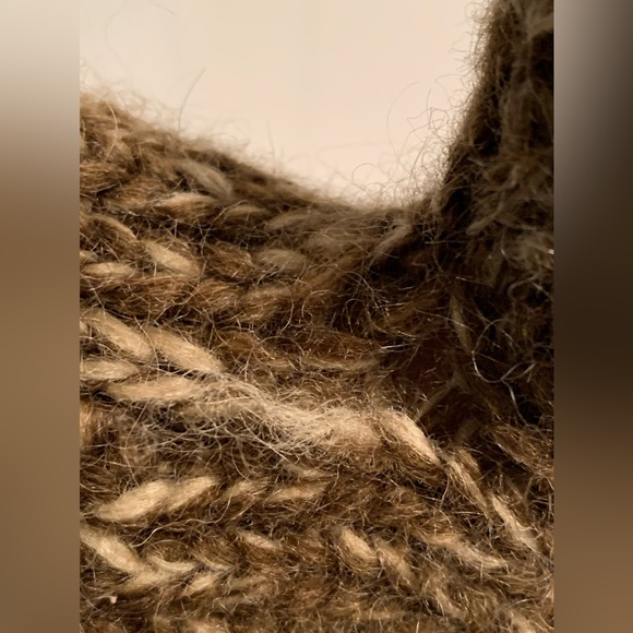 Vintage handmade wool mittens - Picture 6 of 6